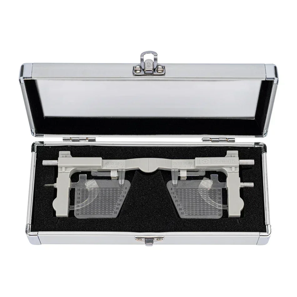 광학 장비 Ce 승인 CP-9 Ph Pd 동공 높이 거리 측정기 안경 눈금자 광학 유리 상점을 위한 알루미늄 상자가 있는 조정 가능한 동공계