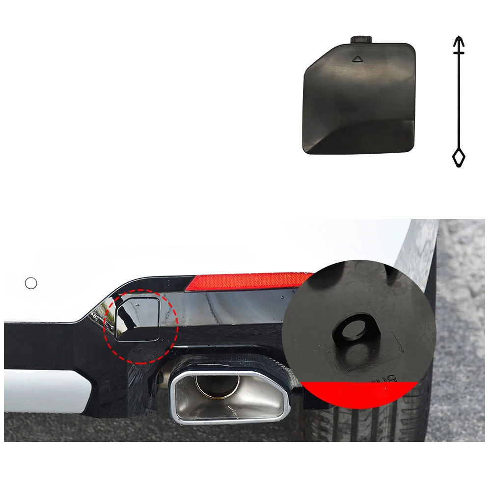 For BMW X3 Rear Bumper Trailer Cover G01 G08 Rear Bumper Towing Hook Hole Cover 51129853319 -