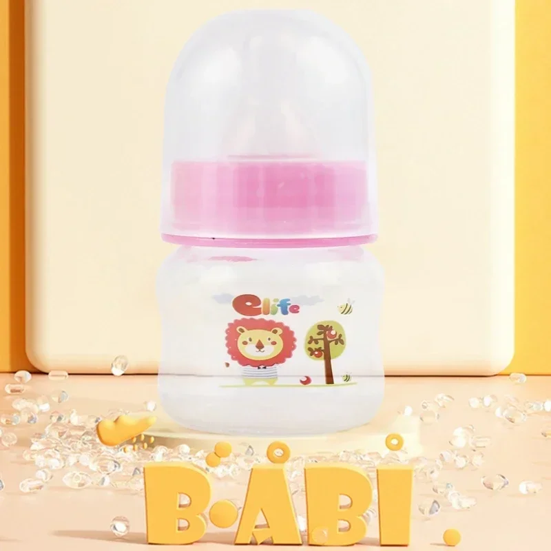 Milk Bottle Feeding Bottle 50ML Mini Portable BPA Free Newborn Feeder Fruit Juice Milk Bottles