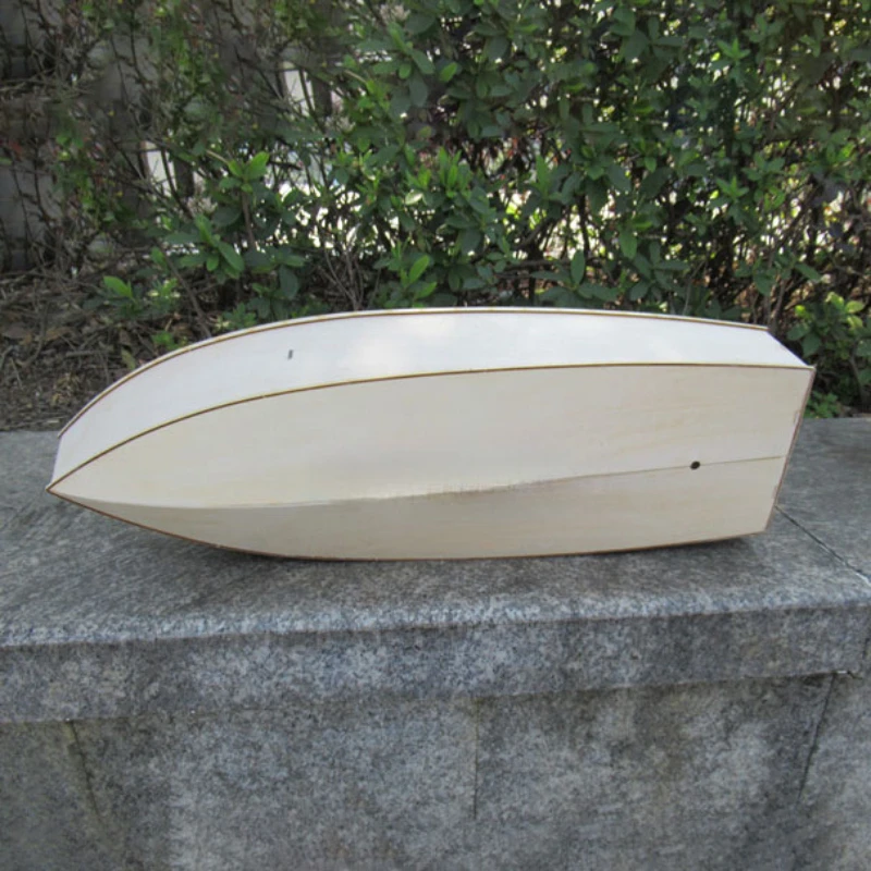 Wooden Boat Model Kit DIY Hand Assembled Electric Remote Control Ship Small Patrol Boat Model 4