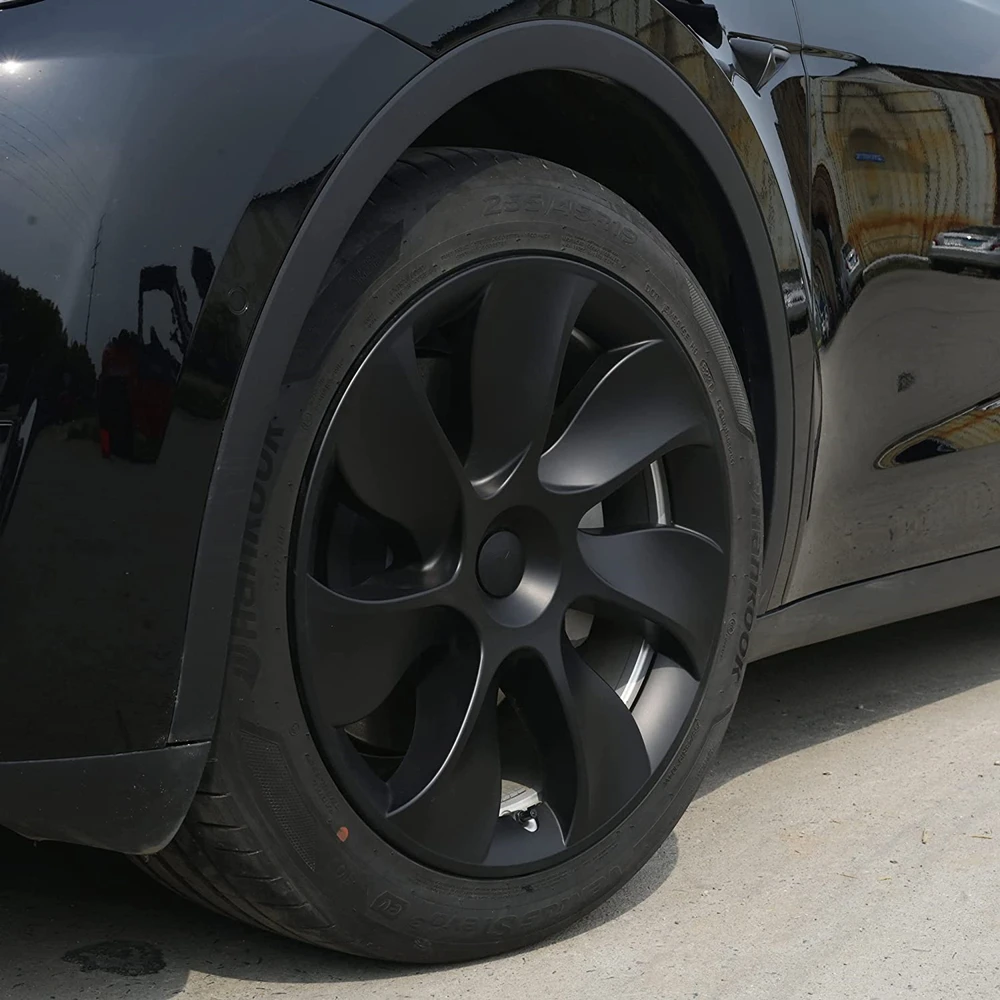 Tesla Tire Flattesla Model Y 19-inch Hub Cap Set - Abs Wheel