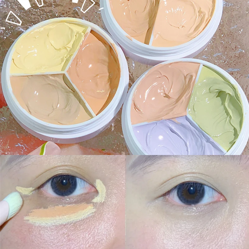 Idratante Concealer Palette Cream Makeup Full Cover Occhiaie Acne Pori Crema Texture Foundation Brighten Face Cosmetic