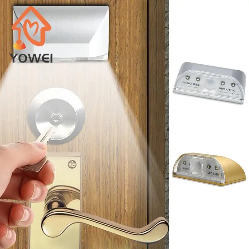 LED Intelligent Door Lock Cabinet Key Induction Small Night Light led night light night light led cabinet lights motion sensor led light Sensor Lamp