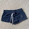 Casual American Vintage Lace Up Short Hot Shorts Y2k Aesthetic Lazy High Street All Match Women Short Pants Harajuku Punk Shorts