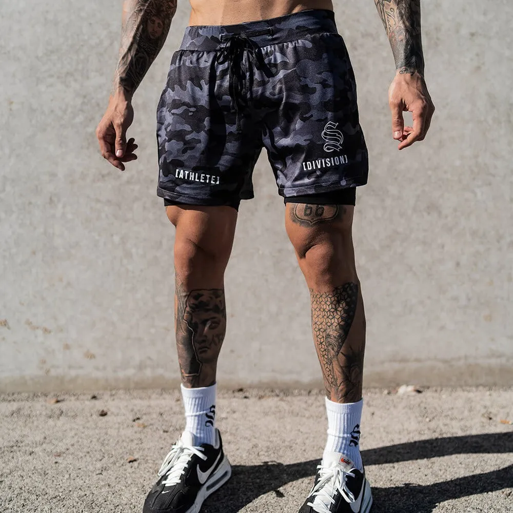 2-in-1 Running and Gym Shorts for Men: Quick Dry Fitness - true deals club