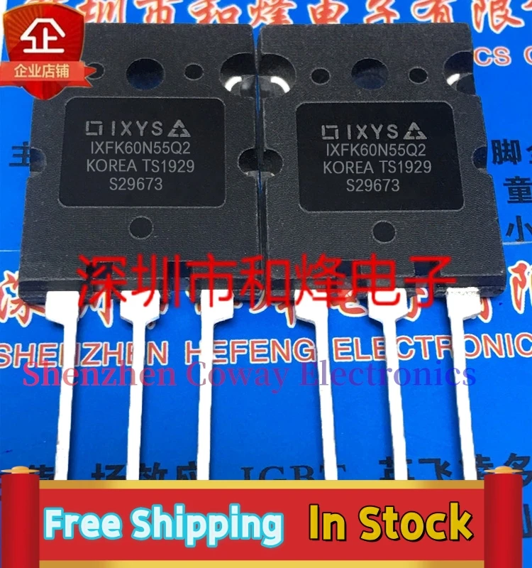 

10PCS-30PCS IXFK60N55Q2 TO-264 MOS 60A550V In Stock Fast Shipping