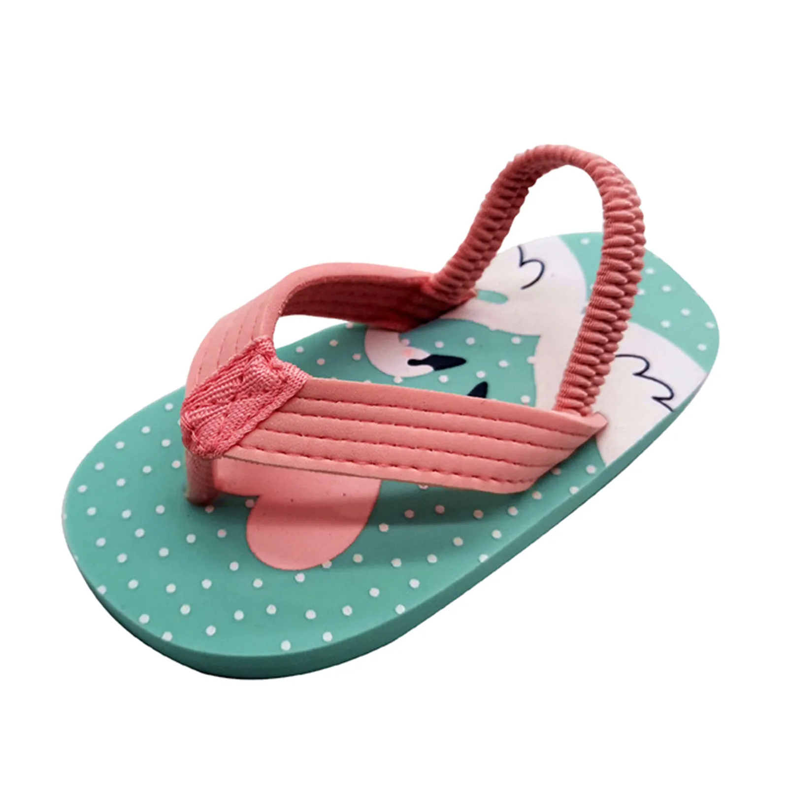 Description Picture 5 of itemToddler Eva Elastic Beach Shoes Girls Shoes Strap & Flops Boys Flip For Kids Sandals With Adjustable Summer Sandals Pantuflas