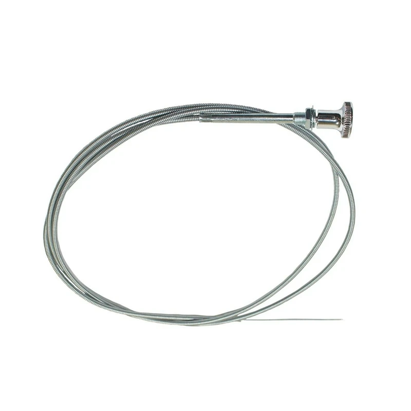 Chrome Universal 6 Ft Carb Carburetor Choke Cable Accessory For Hot Rat Rod Holley Edelbrock