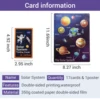 17 Cards Space Solar System Star Educational Flash Card for Toddlers English card for 2-4 years kids children learning toys 3