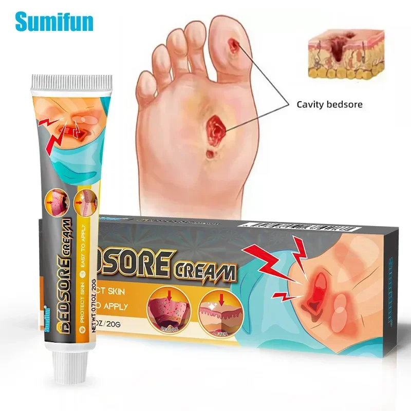 Bedsore Treatment Cream Pressure Sore Ulcer Skin Rot Necrotic repair Relief Ointment Bed Sore Wound Healing