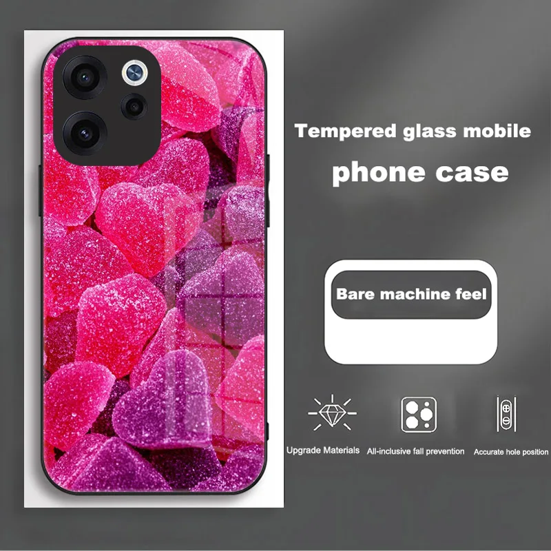 Luxury Shockproof Tempered Glass Phone Case with Full Camera Protection
