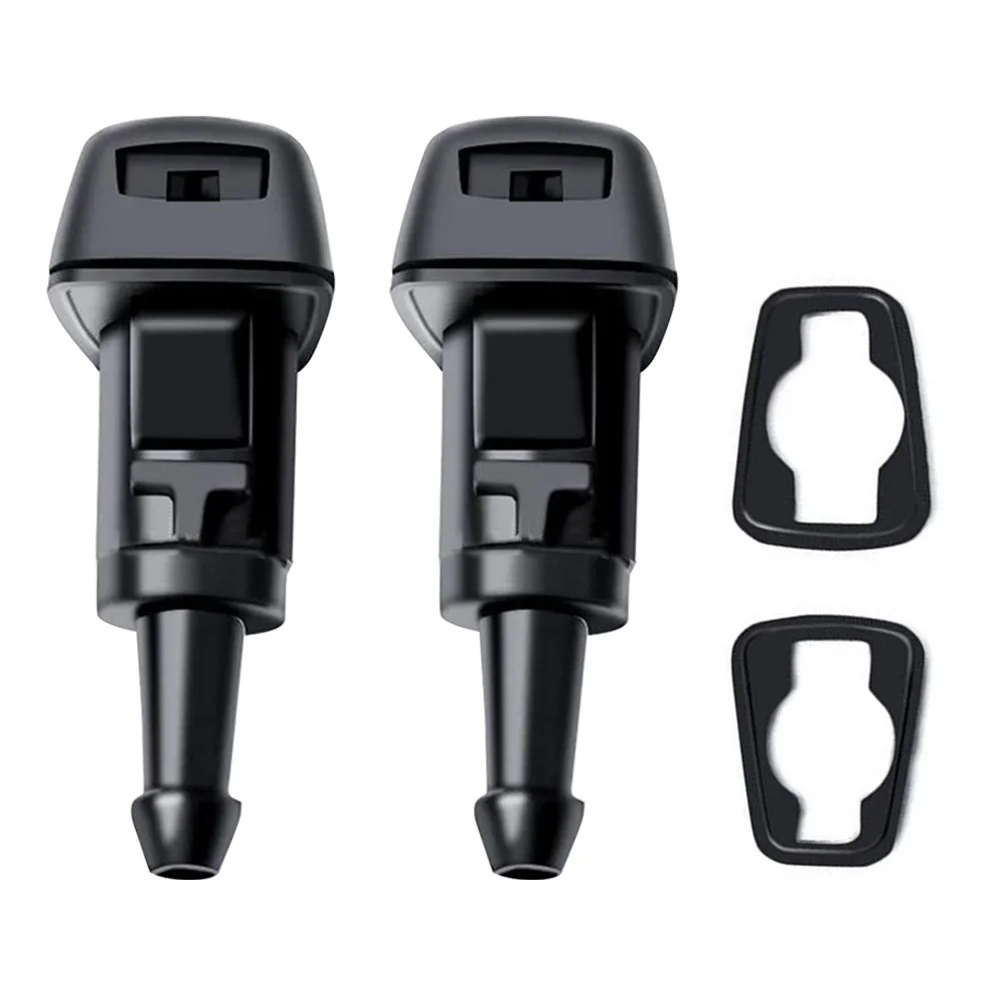 Windshield Washer Nozzles windshield washer nozzles 2Pcs Windshield Washer Wiper Nozzles Spray Jet 5303833AA for Chrysler Dodge Avenger Journey Caliber Jeep Compass Grand Cherokee