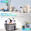 1pc Large Capacity Mesh Toiletry Bag, Portable Handbag for Going Out, Polyester Black Beach Bag, Suitable for Outdoor Play 5