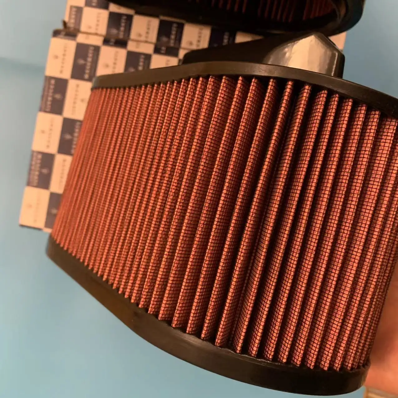 2PCS Performance High Flow Air Filter 670001545 For Maserati Ghibli Quattroporte Levante 3.0L 2014 2015