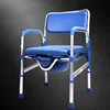 Height Adjustable Elderly Bedside Commode Toilet , Portable Foldable Mobility Aids Shower Chairs, Pregnant Women Toilet Chairs 1
