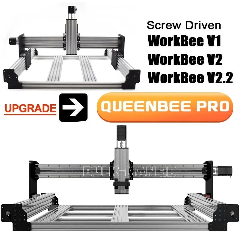 Upgrade Conversion Kit For Screw Driven Workbee To Queenbee Pro Cnc