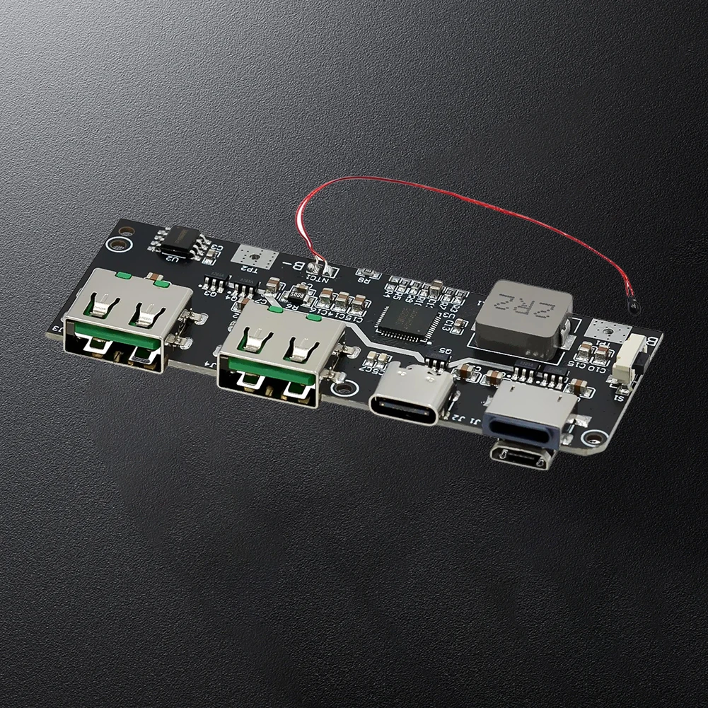 QC4.0 QC3.0 듀얼 USB 22.5W 마이크로/타입-C USB 모바일 보조배터리 모바일 보조배터리 회로 기판 고속 충전 모바일 전원 모듈