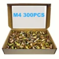 M4 300PCS color zinc