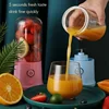 Portable Mini Electric Juicer Orange Juier Fruit Juicer Lemon Squeezer Glass Blender Smoothies Nutribullet Food 6