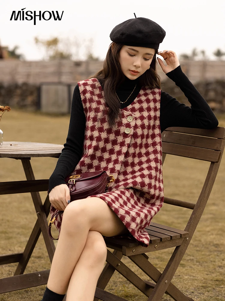 princess polly baby blue dress The Best Plaid Winter Dress for Cold Days—Why This One Keeps Me Warm and  Stylish