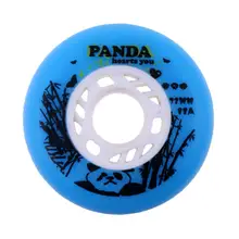 Ruedas de patinaje con freno de repuesto, ruedas de patinaje en línea, azul, para exterior e interior