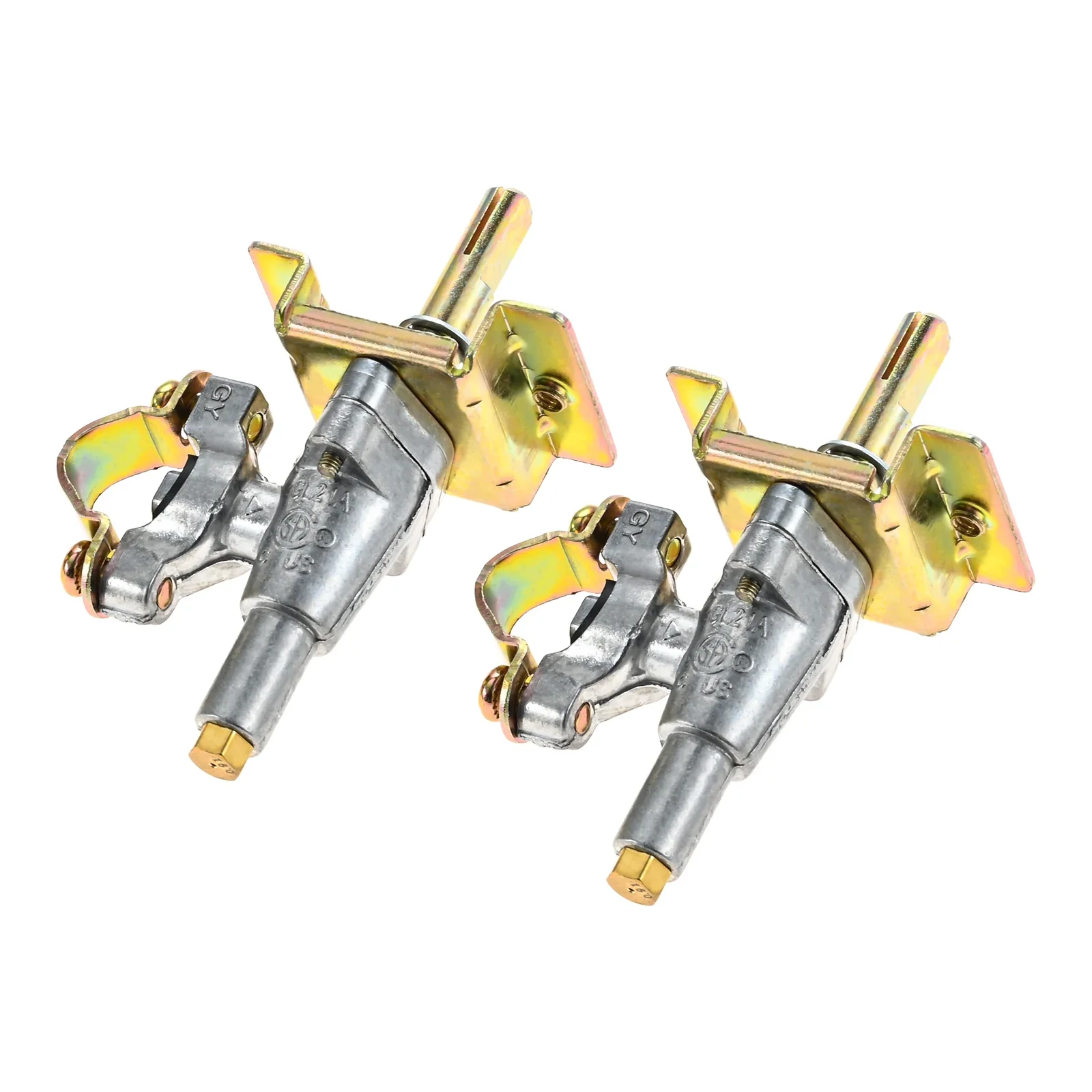 MCAMPAS Valvola Di Controllo Per Piastra Blackstone 36" - Kit 2 Pezzi Per GPL E Gas Naturale Con Ugelli