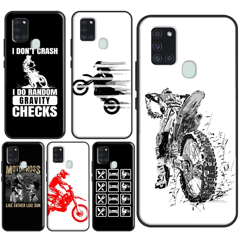 Custodia Sportiva Freestyle Motocross Per Samsung Galaxy A52 A32 A22 A12 A13 A23 A33 A53 A73 A14 A24 A34 A54 A71 A51 Cover