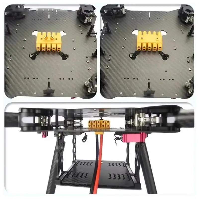 대형 중형 다축 다중 로터 드론 항공기 예비 부품 허브용 X49A-Rc TL60-10 전력 분배 모듈