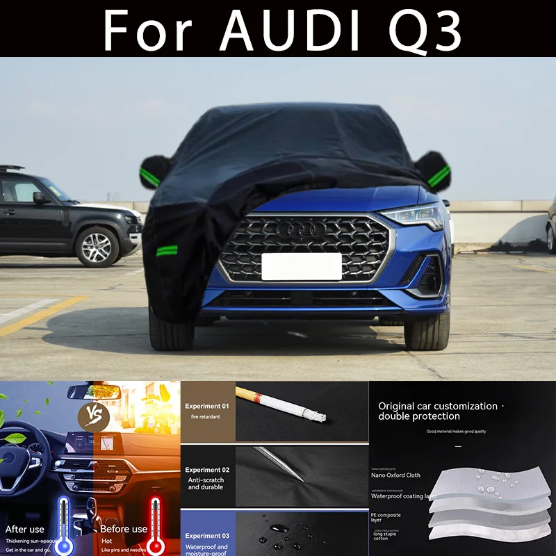 For AUDI Q3 Outdoor Protection Full Car Covers Snow Cover Sunshade  Waterproof Dustproof Exterior Car accessories - AliExpress
