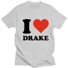 I Love Drake Graphics Cotton T-Shirts Print Men Women Hip Hop Short Sleeve T Shirt Oversized Harajuku Unisex Tees Tops Clothing 2