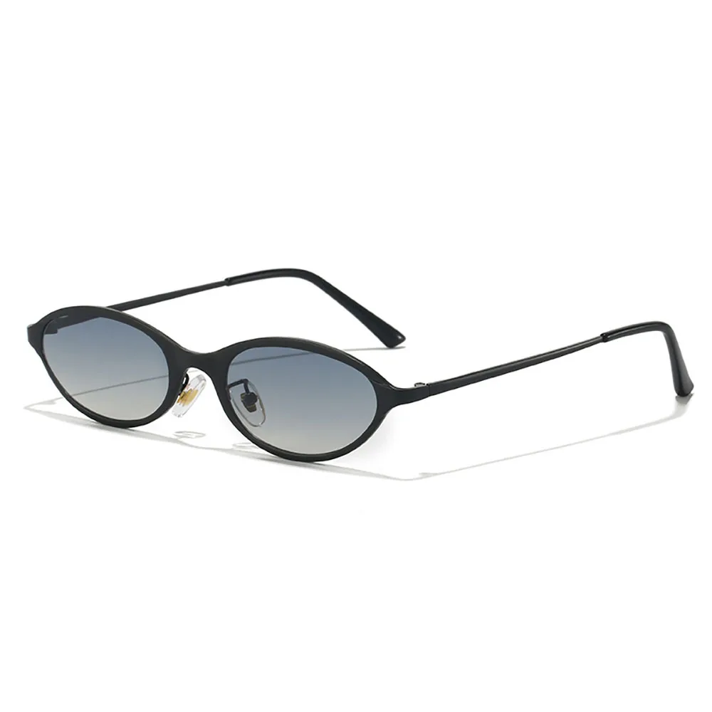 Vintage Oval Frame Sunglasses for Fashion and Outdoor Activities