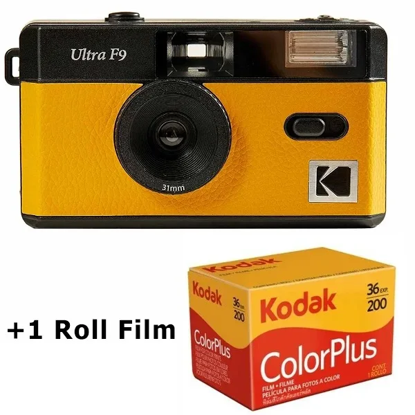 Kodak Ultra f9カメラ、再利用可能、フラッシュフィルム付き