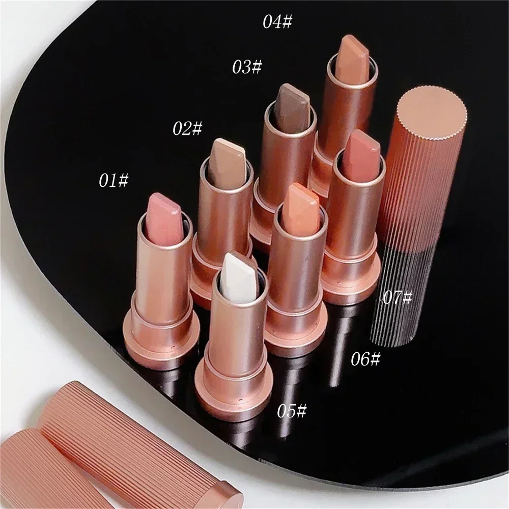 Gradient Double Color Glitter Eyeshadow Stick Pearly Lazy Highlighter Eyeshadow Pen Contouring Brighten Waterproof Eye Makeup eyeshadow stick eyeshadow pen