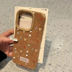 Vintage Autumn and Winter Floral Shockproof Phone Case with Bumper Cover - iPhone 12 Pro (1)