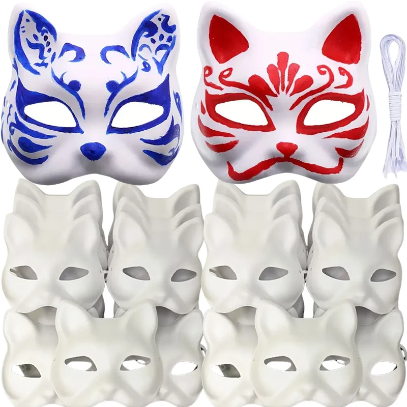 Masque Intégral à Capuche Noir/Blanc - Accessoire Cosplay, Halloween, Neuf Avec Étiquettes