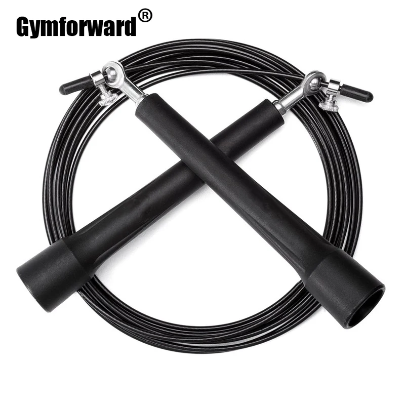 

Высокоскоростная Скакалка для фитнеса с 4 высококачественными металлическими универсальными шариковыми подшипниками для тренажерного зала, тренажеры для тренировок, стальная проволока