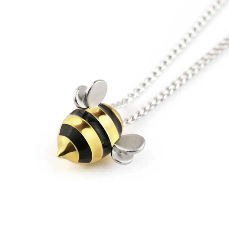 Korean Bee Clavicle Chain Necklace for Women
