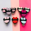 3Pcs Minnie Shaped Baby Pacifer Clip Food Grade Silicone Teethers For Baby DIY Baby Soother Nursing Pacifier Chain Accessories 4