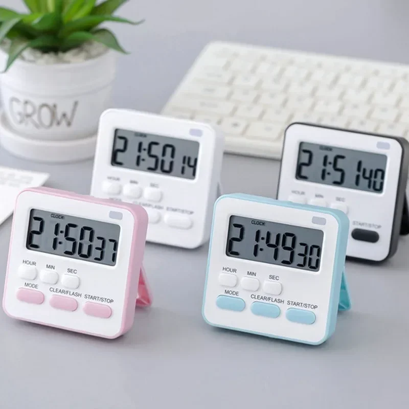 

Digital Display Cooking Alarm Clock Kitchen Timer Sleep Stopwatch Clock House