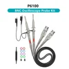 1pcs/2pcs P6100 BNC Oscilloscope Probe Kit 100MHz 1X 10X Mayitr High Precision Scope Analyzer Alligator Clip Probes Test Leads 1