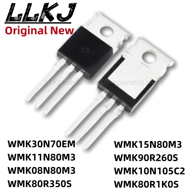 

1 шт. WMK30N70EM WMK11N80M3 WMK08N80M3 WMK80R350S WMK15N80M3 WMK90R260S WMK10N105C2 WMK80R1K0S TO220 MOS FET TO-220