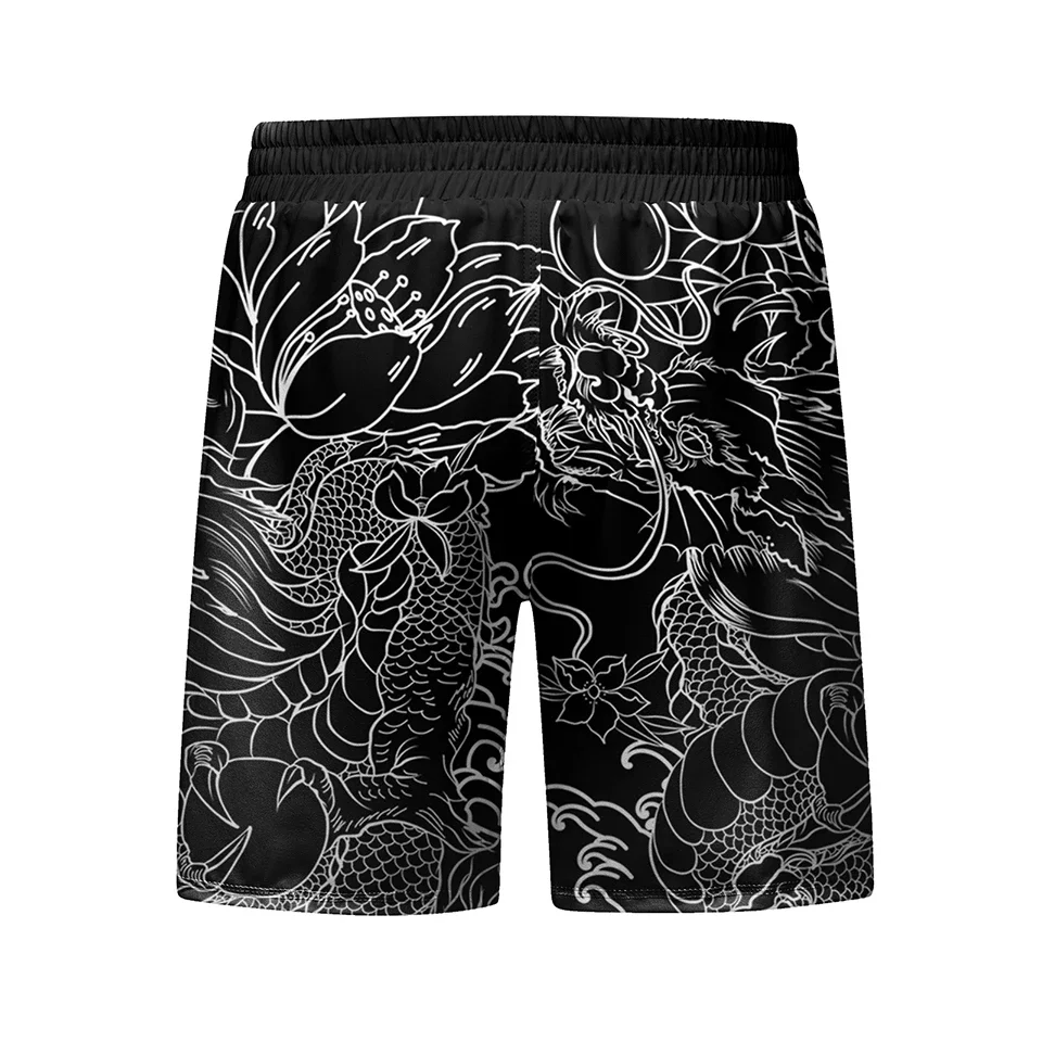 Compression MMA Rashguard T-shirt mens t shirt Sports Apparel for Men Running Suit Muay Thai Shorts 4pcs/Sets