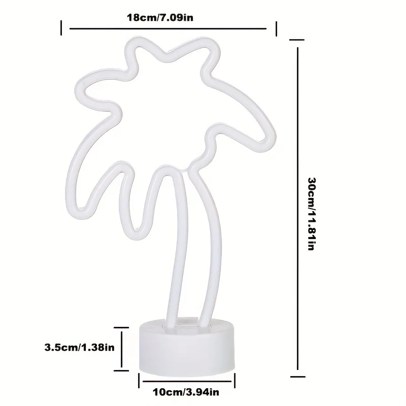 Luminous Palm Tree Neon Light - Versatile Decor