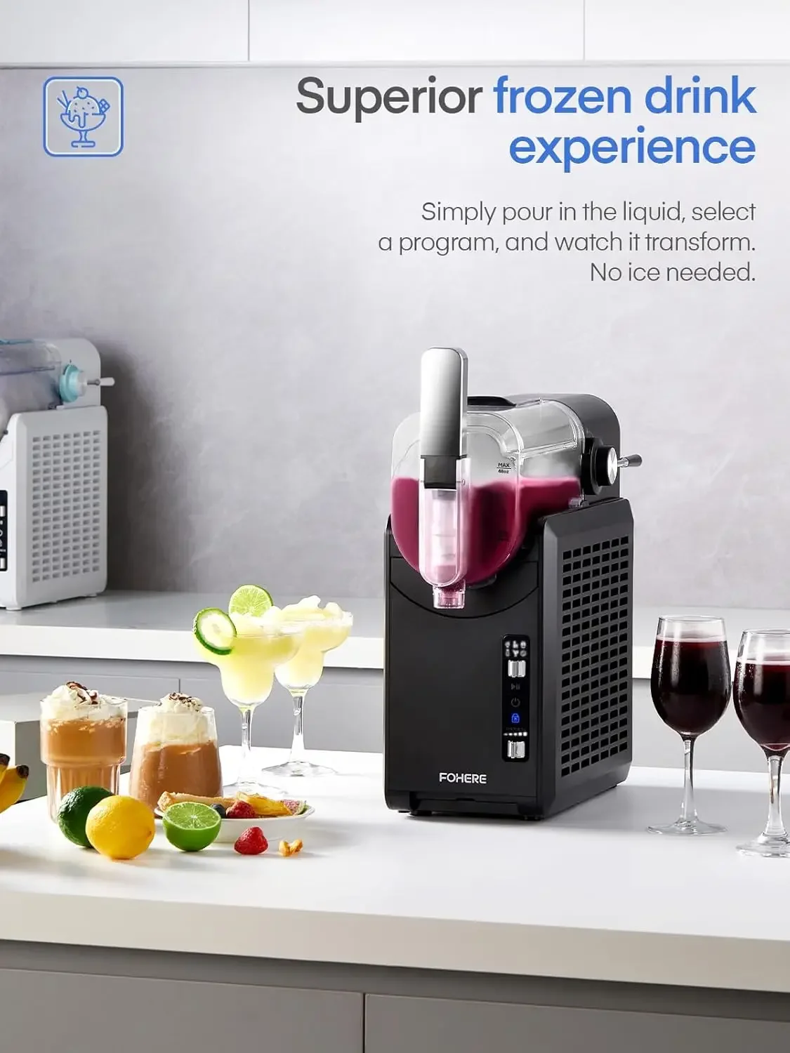 Machine with Quick-freeze Technology, Drink & Slushy Machine 2