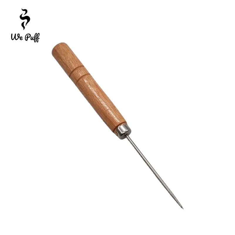 WU PUFF Hookah Wooden Foil Poker Puncher Foil Piercing Tool Single Needle Puncher Chicha Aluminum Shisha Accessories