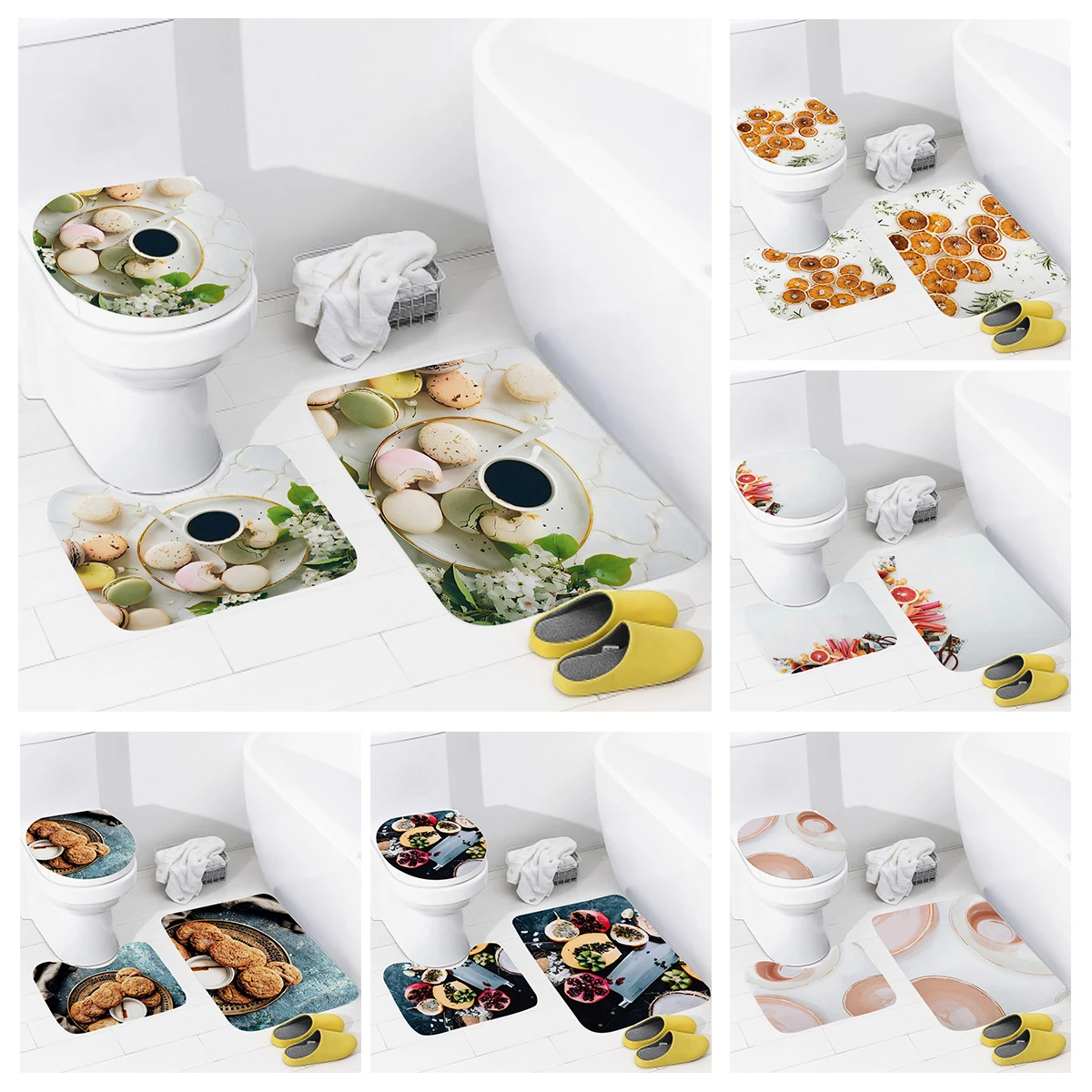 

home bathroom floor mats Bath Foot mat modern bathroom accessories rug Toilet mat Bathtub anti-slip carpet