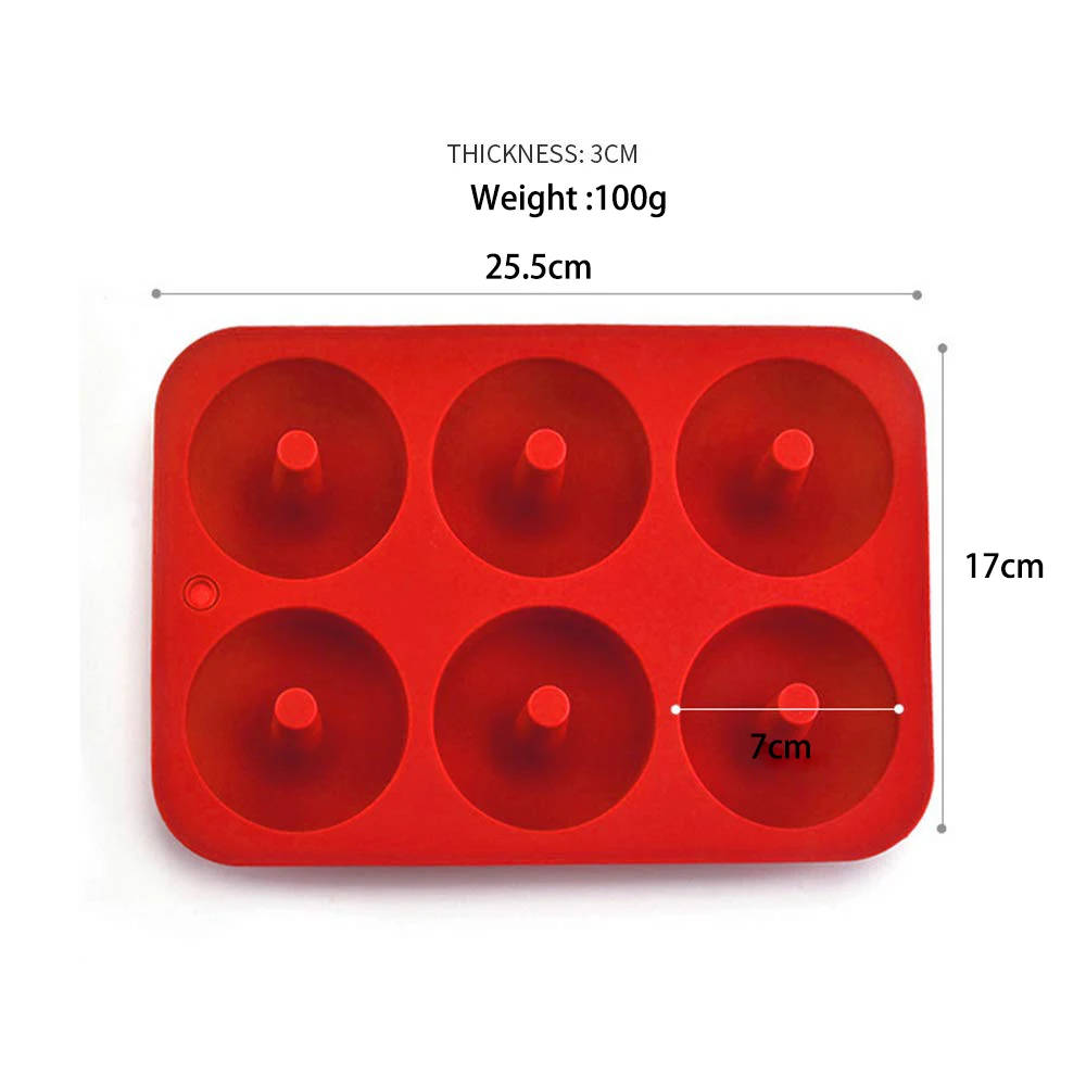 Silicone Non-Stick Donut and Bagel Baking Mold