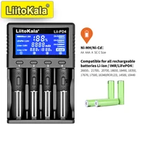 LiitoKala Lii-PD4/PD2 AC PD Charger LCD Fast Charging 4/2-Bay for 21700/18650/AA/AAA Multi-Protection Auto-Detect - Image 5