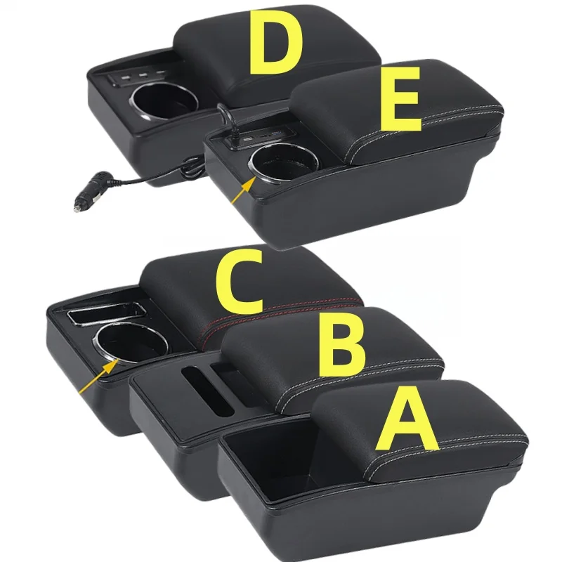 포드 포커스 2 mk2 20052011 차량용 팔걸이 박스(패스트 충전 컵홀더 포함) 2006 2007 2008 2009 2010 자동차 액세서리