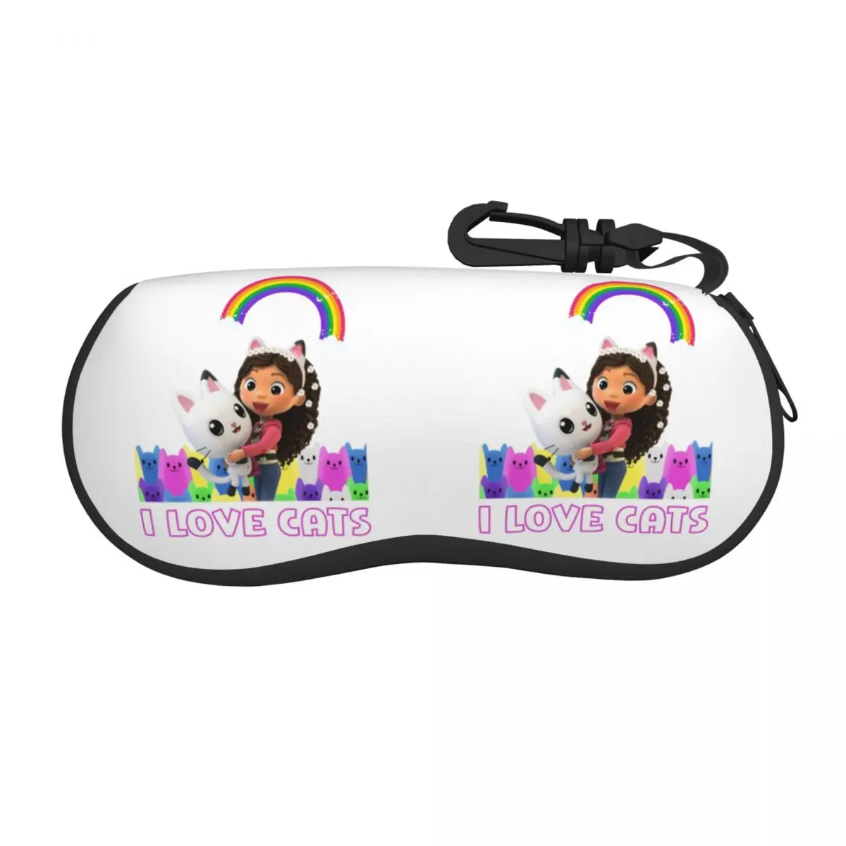 

Gabbys Dollhouse Eyeglass Glasses Case Men Women Soft Animated Anime TV Movies Sunglasses Protective Pouch